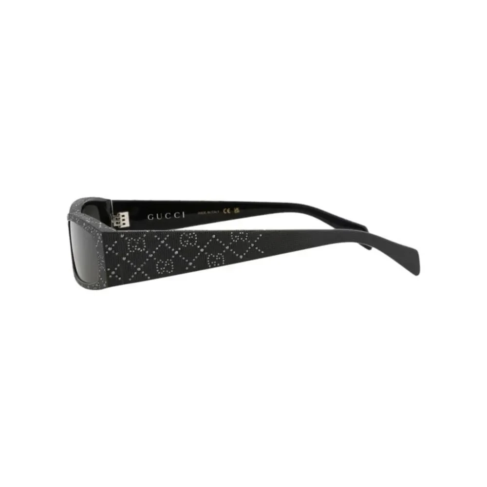 Gucci Square-Frame Recycled Acetate Sunglasses Black Mens